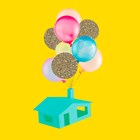 Verhuisd felicitatie huis met ballonnen